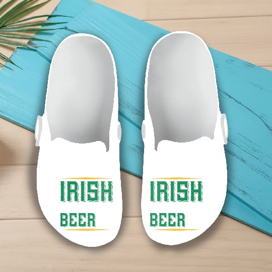 Irish you were beer Slip On Clogs