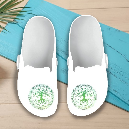 Celtic Tree of Life Slip On Clogs
