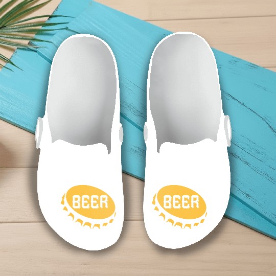 beer Slip On Clogs