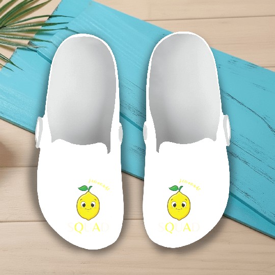 Awesome Lemonade Squad Lemon Lovers For Summer Slip On Clogs