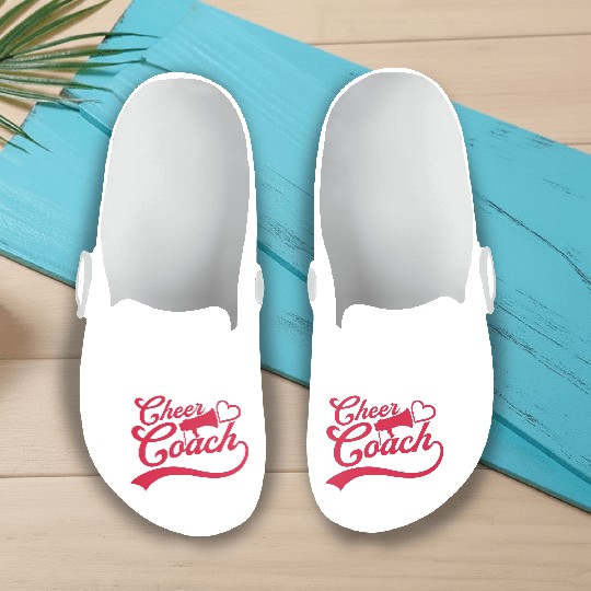 love cheer coach megaphone Slip On Clogs