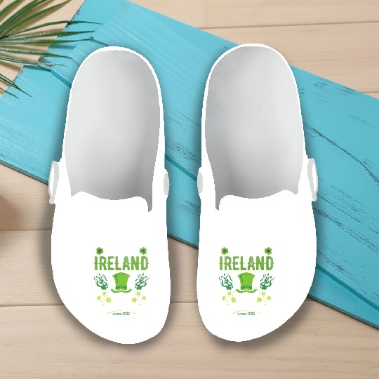 Ireland Motorcycle Club Irish Biker Slip On Clogs