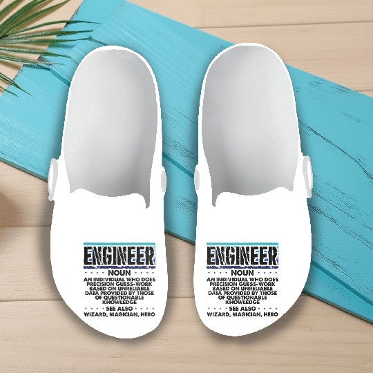 Engineer Gifts Precision Guesswork Wizard Slip On Clogs