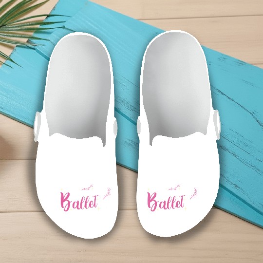 Ballet Ballerina Dance Dancer Dancing Ballet Gift Slip On Clogs