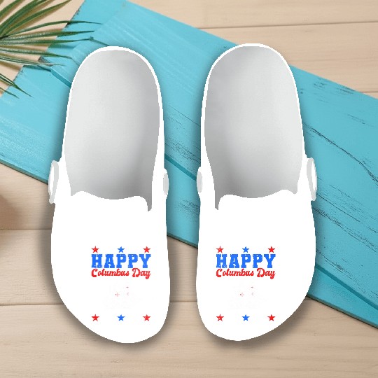 Columbus Day Italian Pride Slip On Clogs