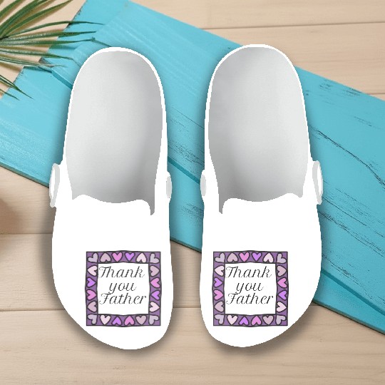 Thank you father Slip On Clogs