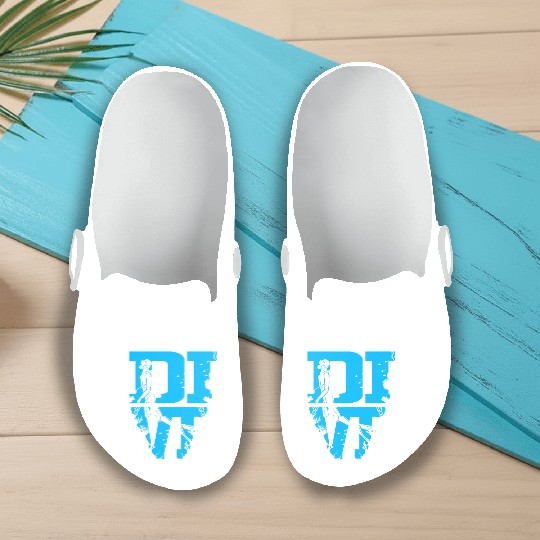 Scuba Diver Dive Scuba Diving Slip On Clogs
