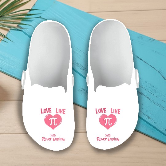 Funny Valentines Day Gift for Him Her Love Is Slip On Clogs