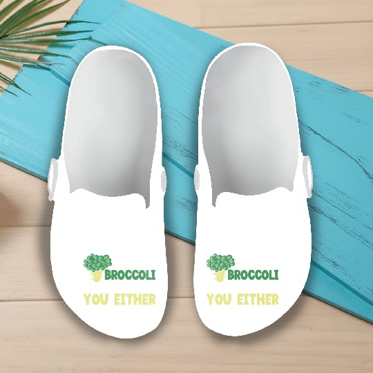 Maybe Broccoli Doesn't Like You Either Vegetable Slip On Clogs