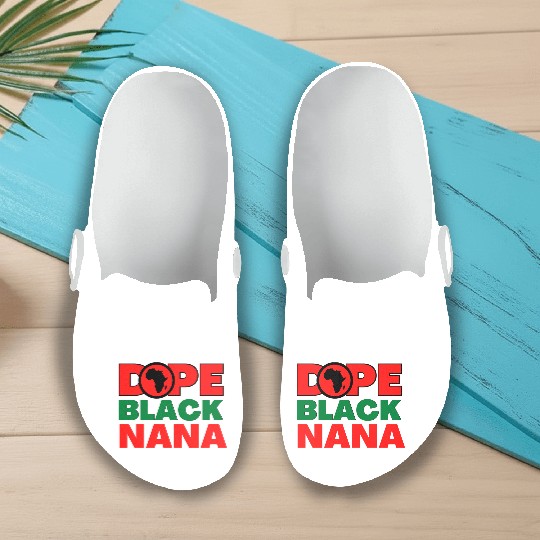 Dope Black nana Slip On Clogs