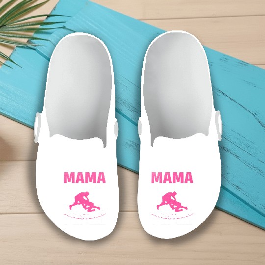 Wrestler Mama Is My Name Wrestling Is My Game Slip On Clogs