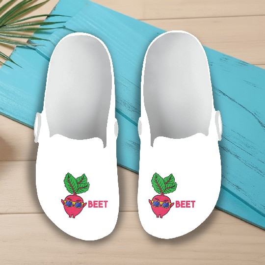 Let The Beet Drop For Vegetable Lover Slip On Clogs