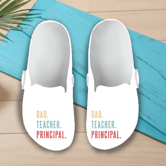 Dad Teacher Principal Homeschool Homeschooling Slip On Clogs