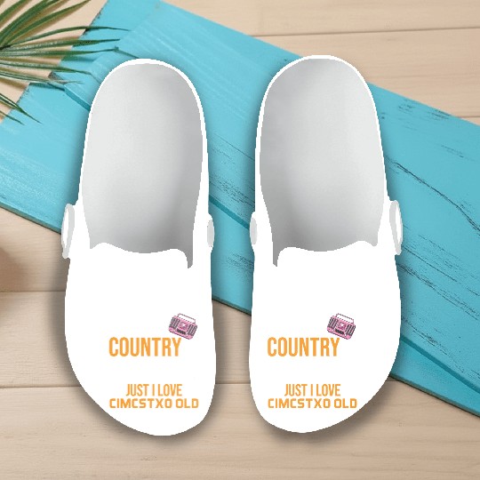 I love Country Music Slip On Clogs