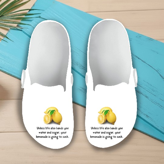 Lemonade Suck Slip On Clogs