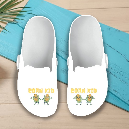 Corn Kid - Corntastic Design Corn Boy Slip On Clogs