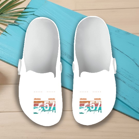 75 Birthday Idea Scuba Diving 75 Year Old Diver Slip On Clogs