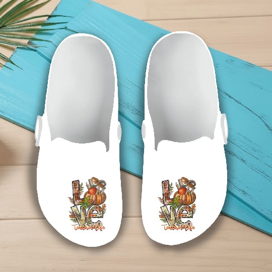 Love Teacher life Slip On Clogs