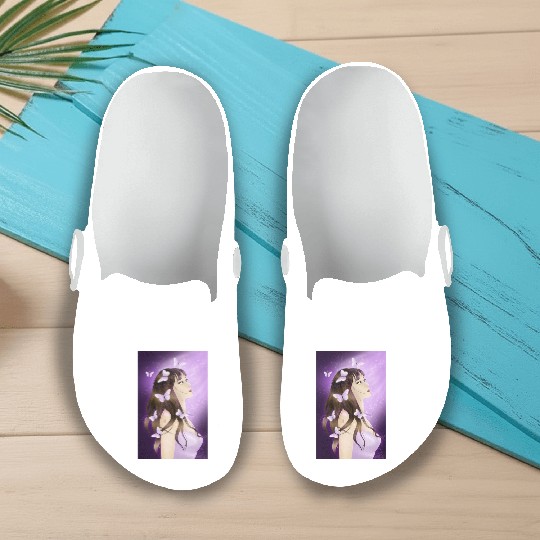 BTS Butterfly Fan Girl Slip On Clogs