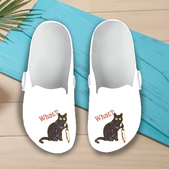 What - cat owner Slip On Clogs