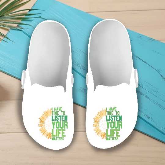 You Matter Motivational Sayings Slip On Clogs