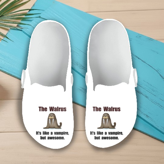 Walrus Vampire Funny Slip On Clogs