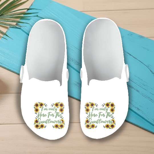 Sunflower Gardening Slip On Clogs