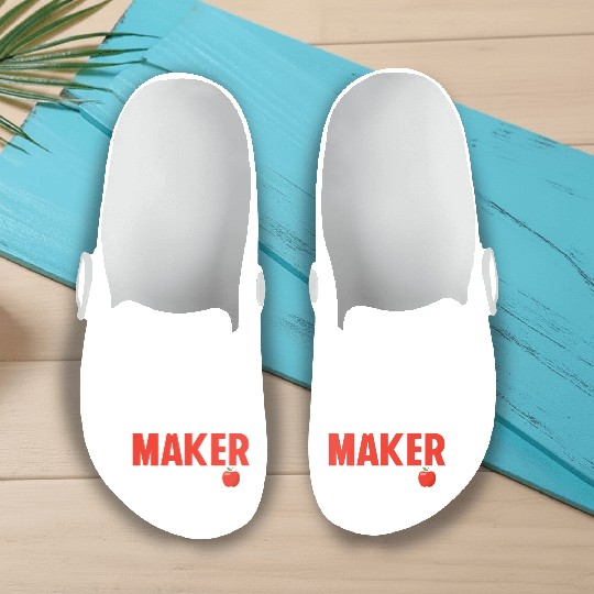 Difference Maker Teacher Life Funny Slip On Clogs