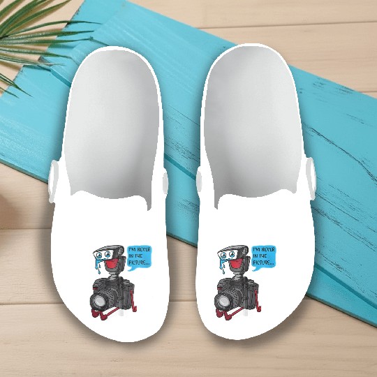 Sad Photo Camera Crying Photographer Joke Gift Pho Slip On Clogs