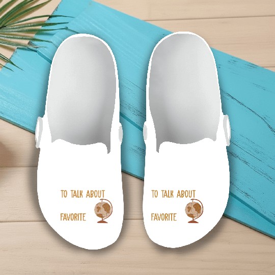 talk about with your favorite History Teacher Slip On Clogs
