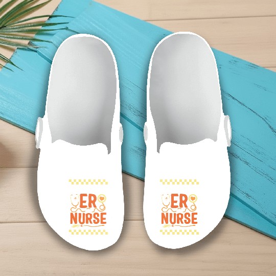 Halloween Slip On Clogs, ER Nurse Spooky Health Care