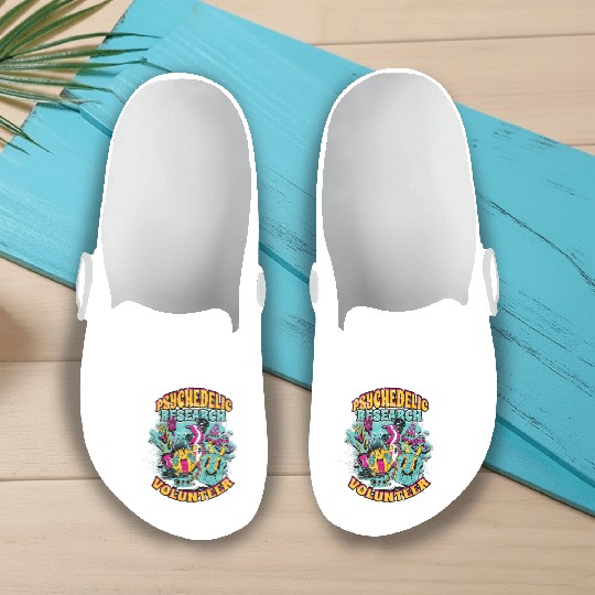 Psychedelic Research Volunteer - psychedelic Slip On Clogs