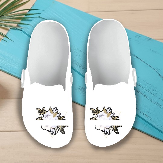 Anti-Hero Flower Text Gift Music Fan Lover Slip On Clogs