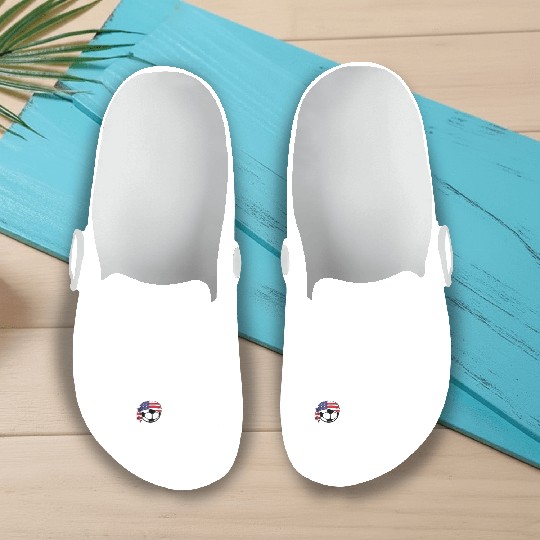 us soccer coach Slip On Clogs