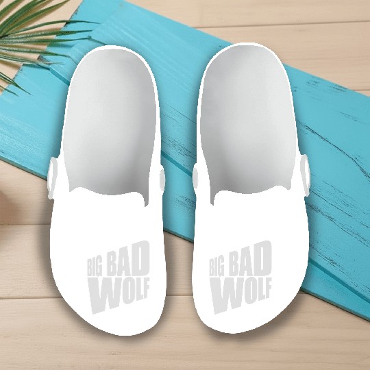 big bad wolf quote Slip On Clogs