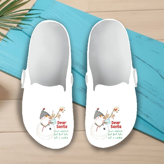 Dear Santa I can explain Slip On Clogs
