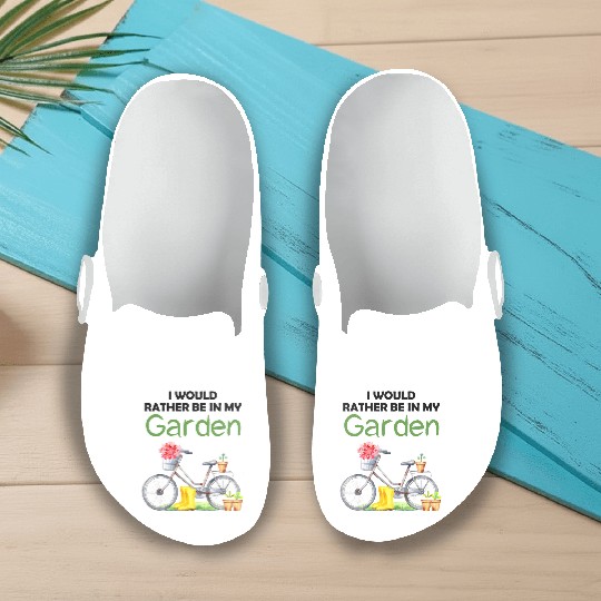 Garden Funny Quote Hobby Gardener Gift Idea Slip On Clogs