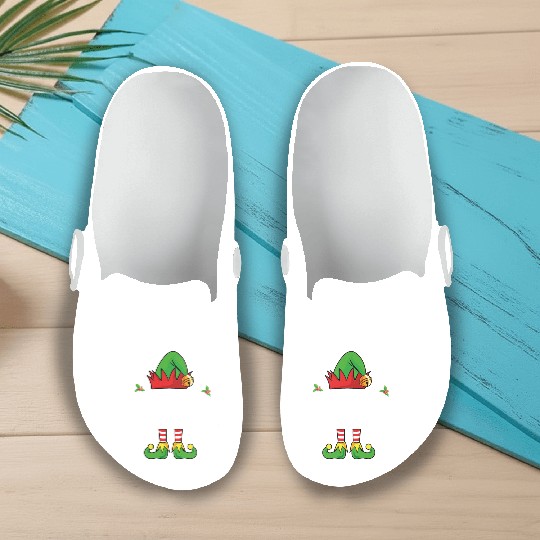 Loud elf family matching christmas Slip On Clogs