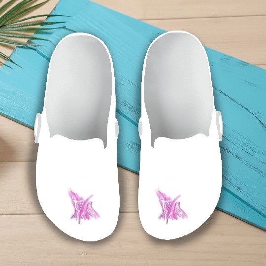 Synthwave Skull Slip On Clogs