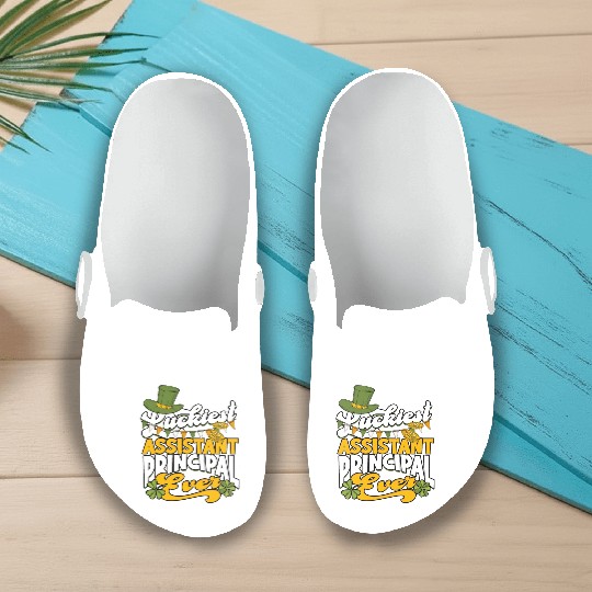 Assistant Principal Back School Teacher Principal Slip On Clogs