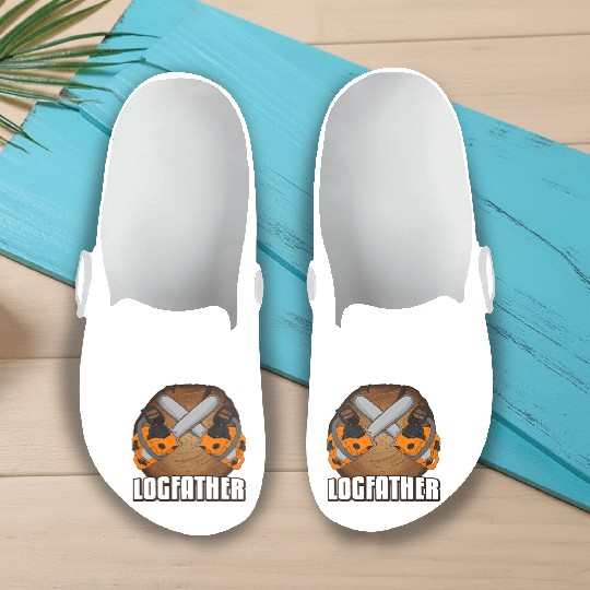 chainsaw Logfather Lumberjack Slip On Clogs