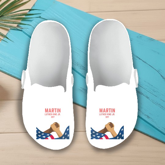 Martin Luther king jr. day Slip On Clogs