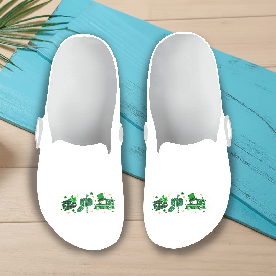 Happy Valentine's Day Postal Worker Valentine Gift Slip On Clogs