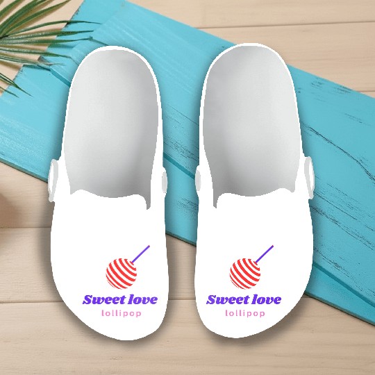 Sweet love -lollipop Slip On Clogs