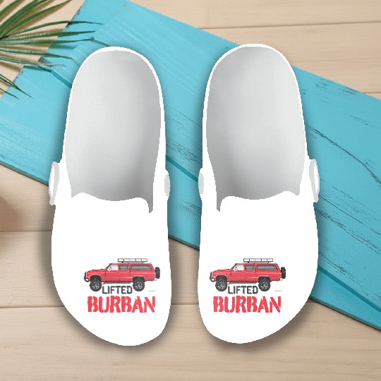 burban Cardinal Red Slip On Clogs