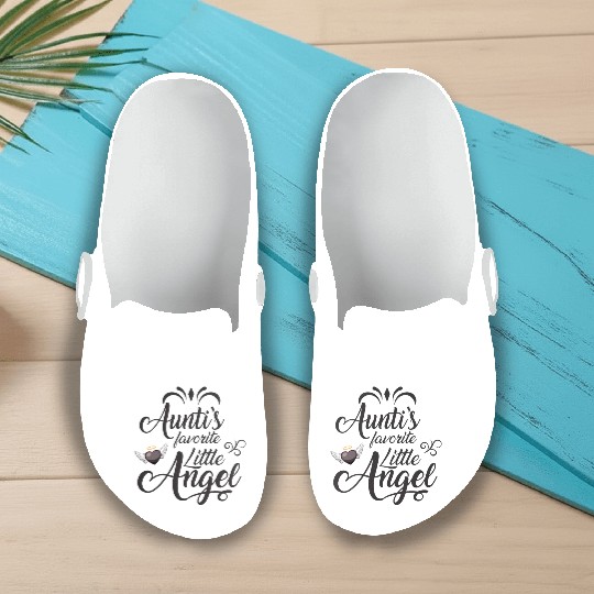 Aunti's Favorite Little Angel Slip On Clogs