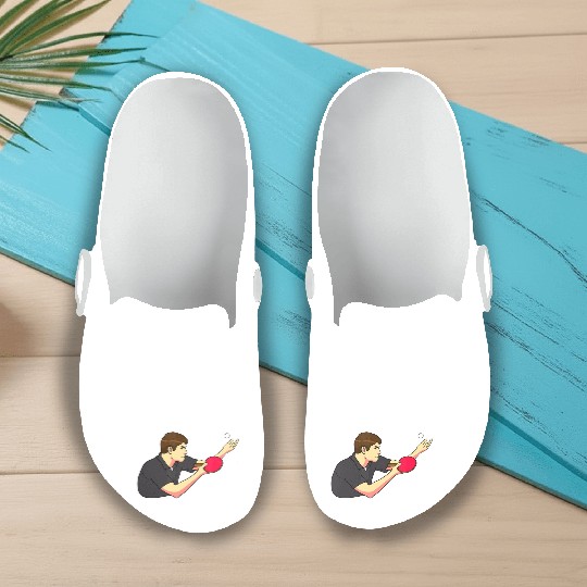 Ping Pong Is My Cardio Funny Table Tennis Slip On Clogs