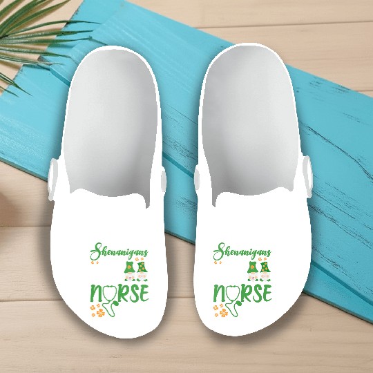 Shenanigans With My ICU Nurse Crew Saint Slip On Clogs