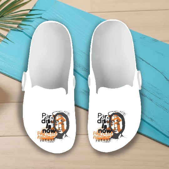 Paradise is now past never happened Slip On Clogs