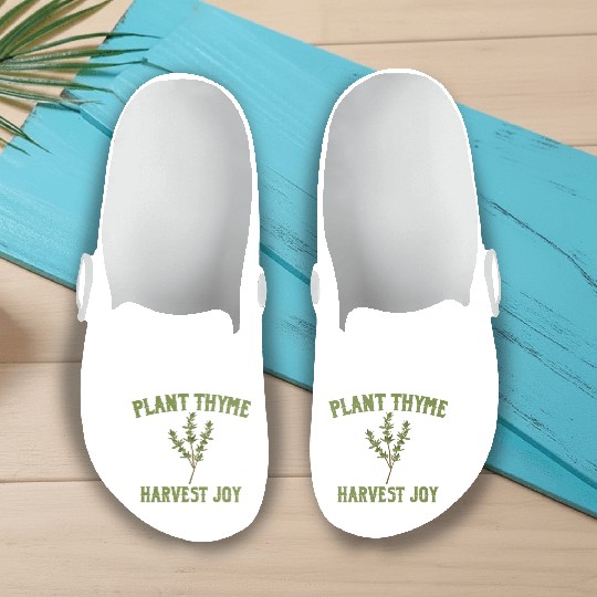 Plant Thyme Harvest Joy Slip On Clogs